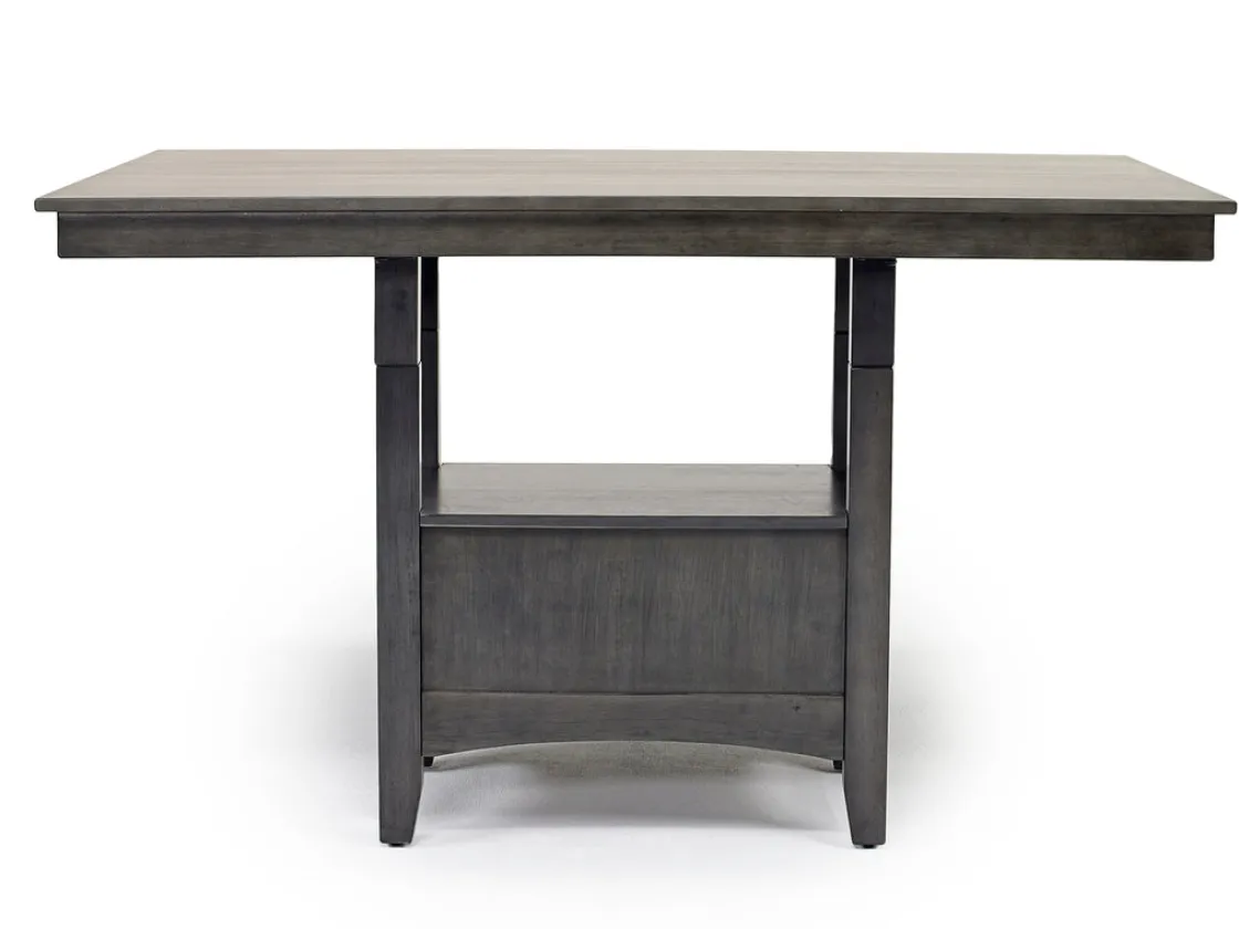 Mor Furniture Miami Adjustable Dining Table In Gray