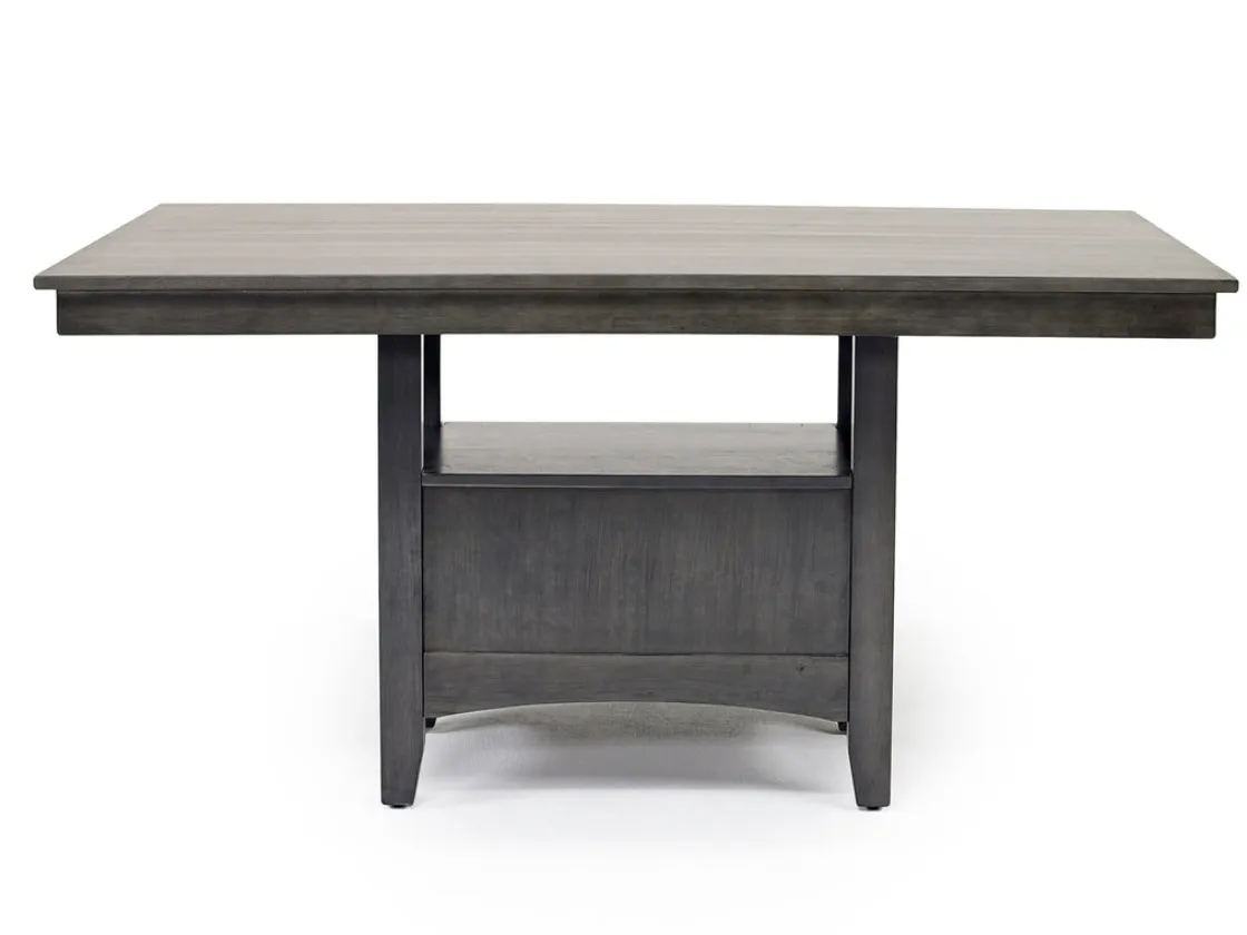 Mor Furniture Miami Adjustable Dining Table In Gray