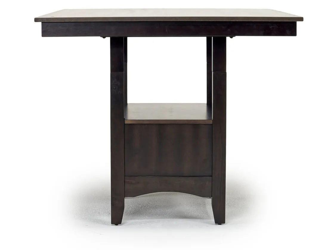 Mor Furniture Miami Adjustable Dining Table In Gray
