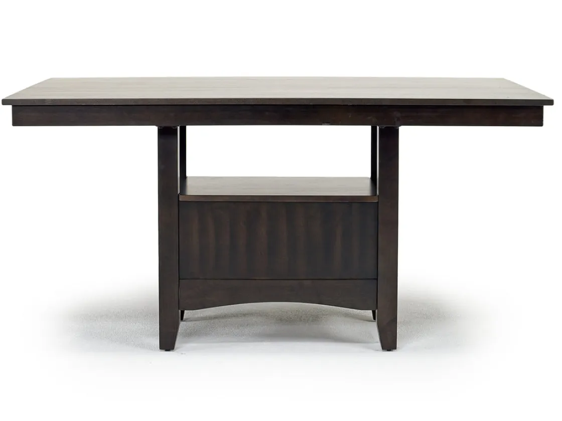 Mor Furniture Miami Adjustable Dining Table In Gray