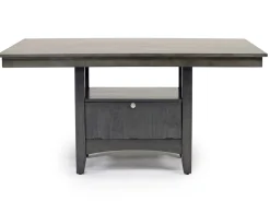 Mor Furniture Miami Adjustable Dining Table In Gray
