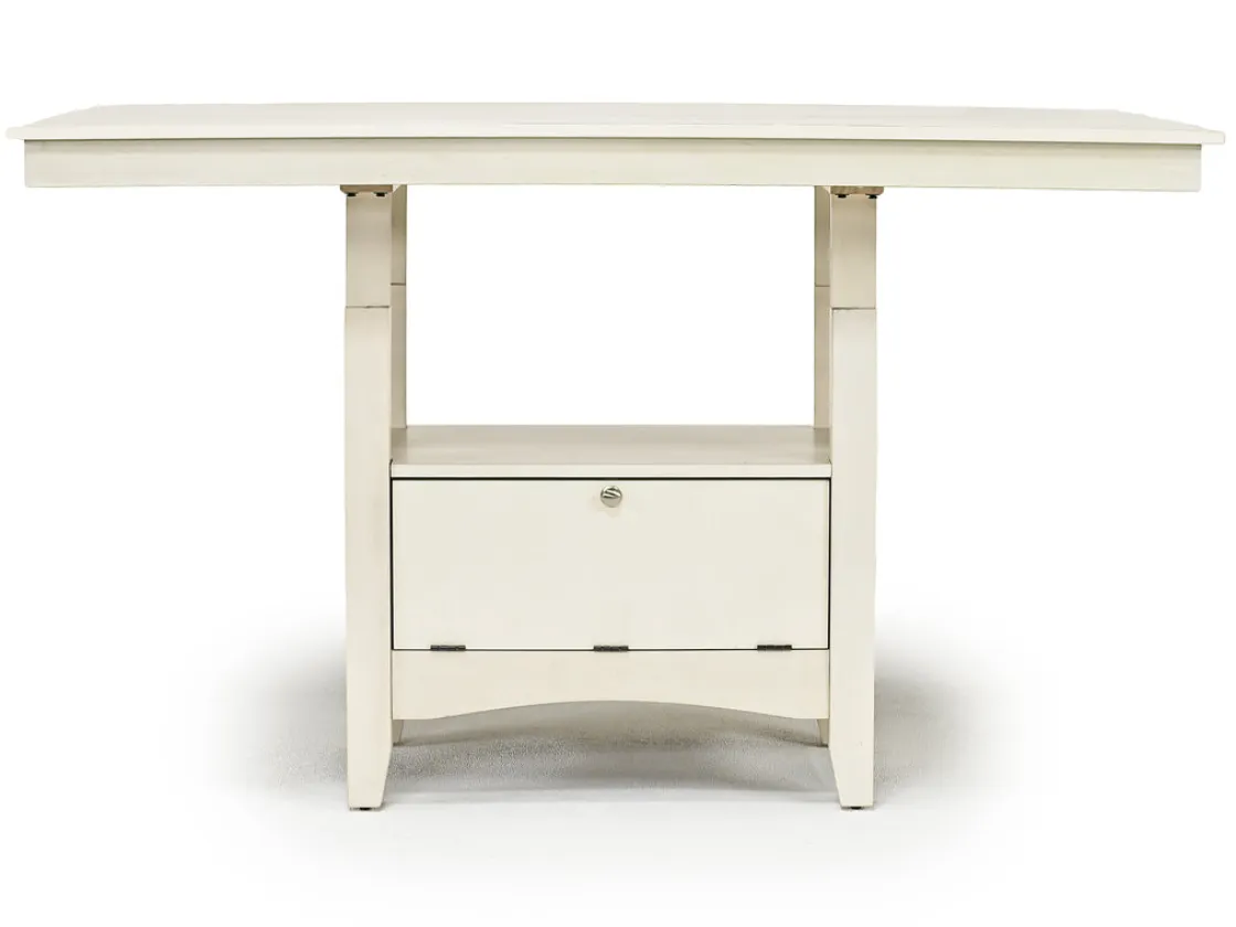 Mor Furniture Miami Adjustable Dining Table In Gray