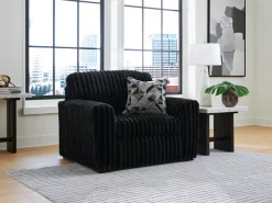 Mor Furniture Midnight Madness Chair In Onyx