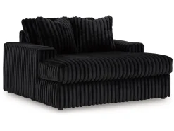 Mor Furniture Midnight Madness Chaise In Onyx