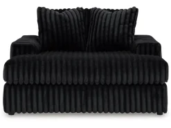Mor Furniture Midnight Madness Chaise In Onyx