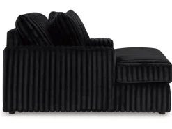 Mor Furniture Midnight Madness Chaise In Onyx