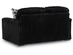 Mor Furniture Midnight Madness Loveseat In Onyx