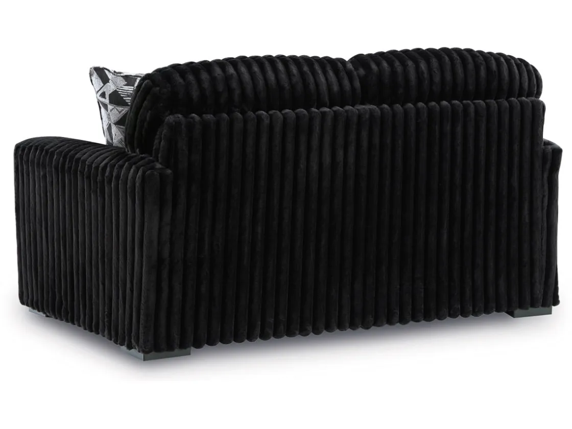 Mor Furniture Midnight Madness Loveseat In Onyx