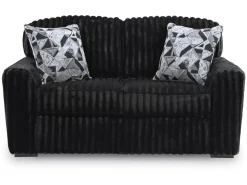 Mor Furniture Midnight Madness Sofa & Loveseat In Onyx