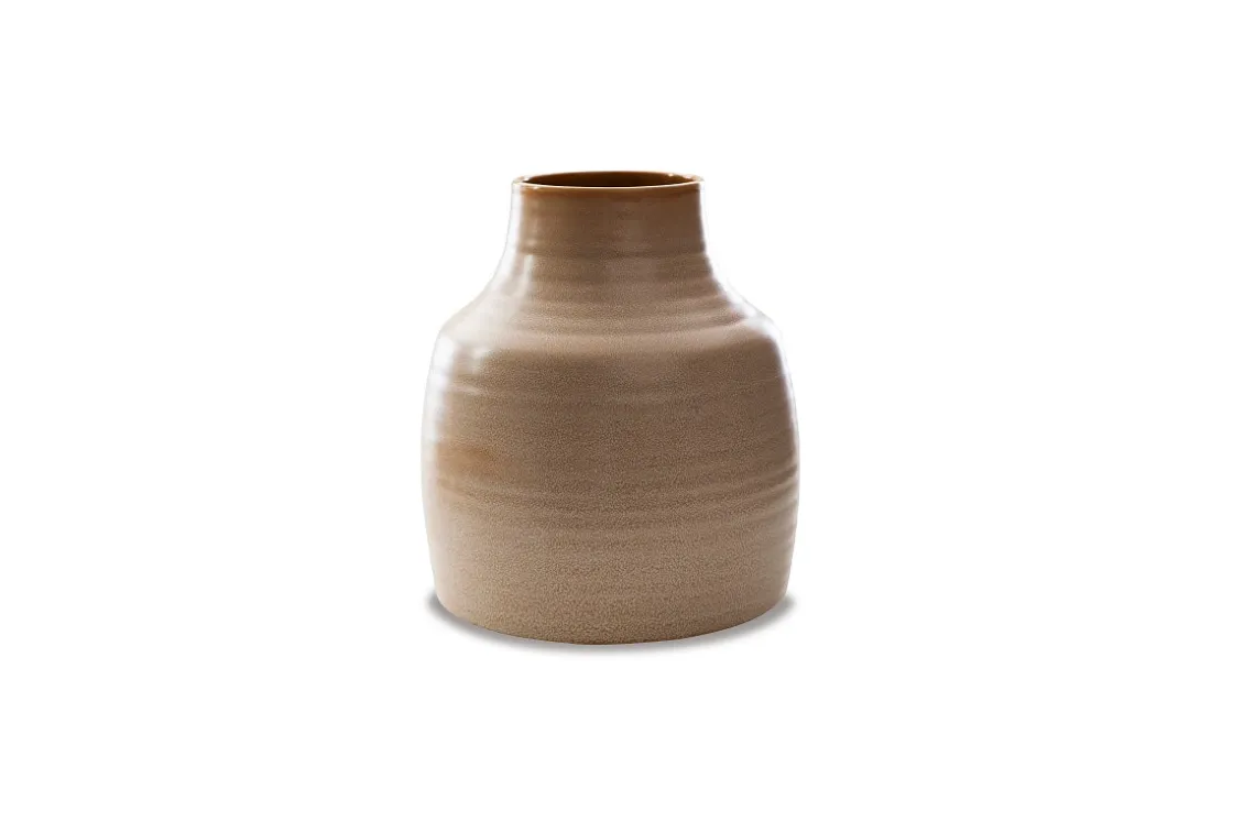 Mor Furniture Millcott Large Vase In Tan