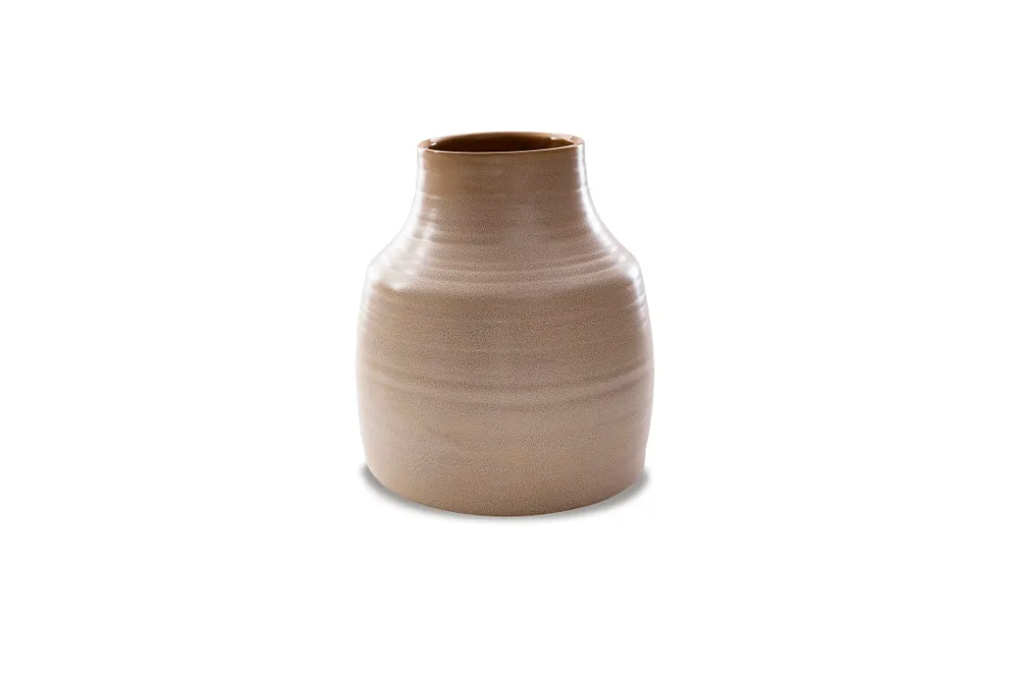 Mor Furniture Millcott Large Vase In Tan