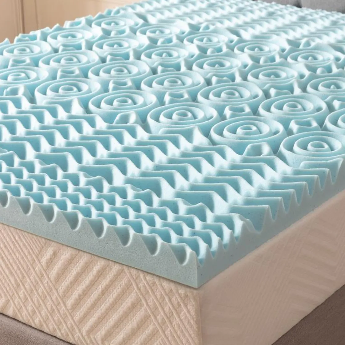 Mor Furniture Mlily 3 Inch Gel Infused 5 Zone Mattress Topper, Twin