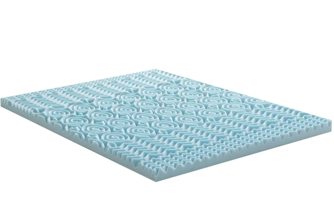 Mor Furniture Mlily 3 Inch Gel Infused 5 Zone Mattress Topper, Twin