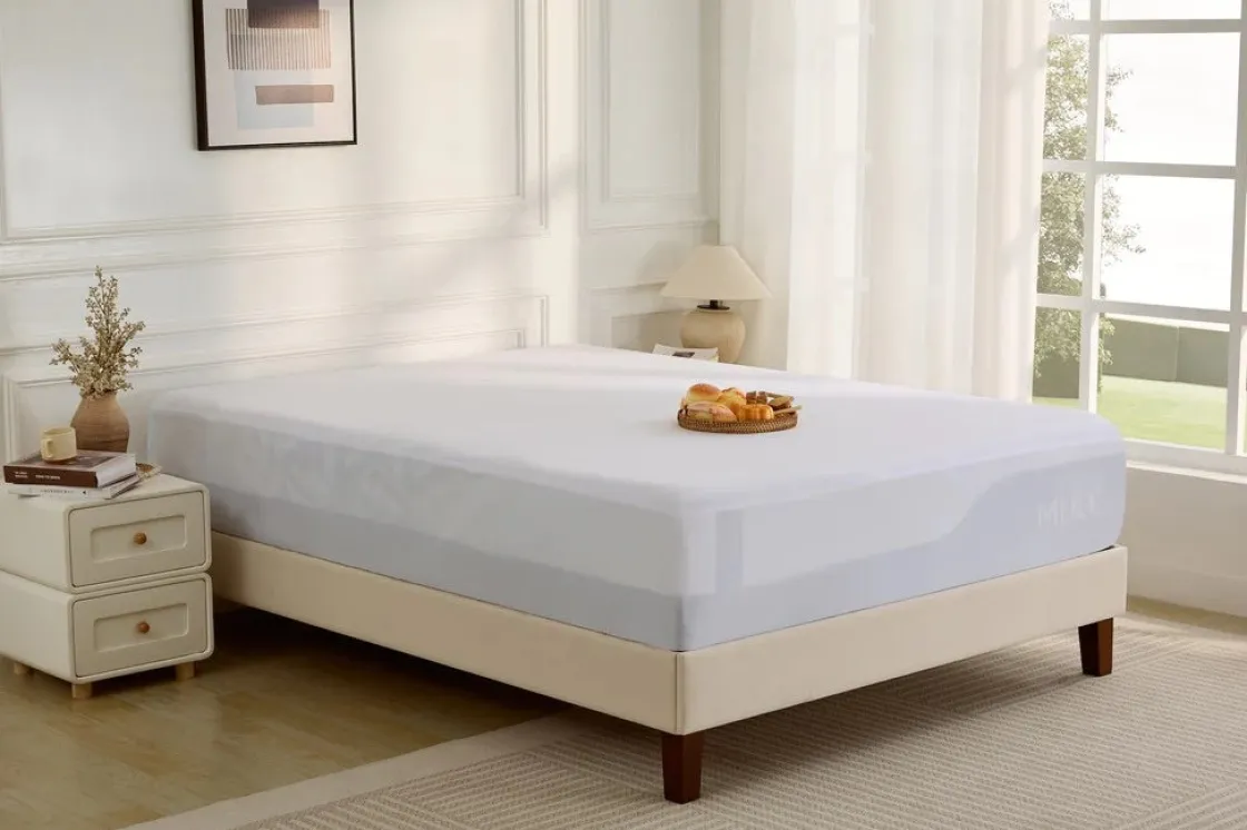 Mor Furniture Mlily 5-Sided Rayon Bamboo Mattress Protector, Twin