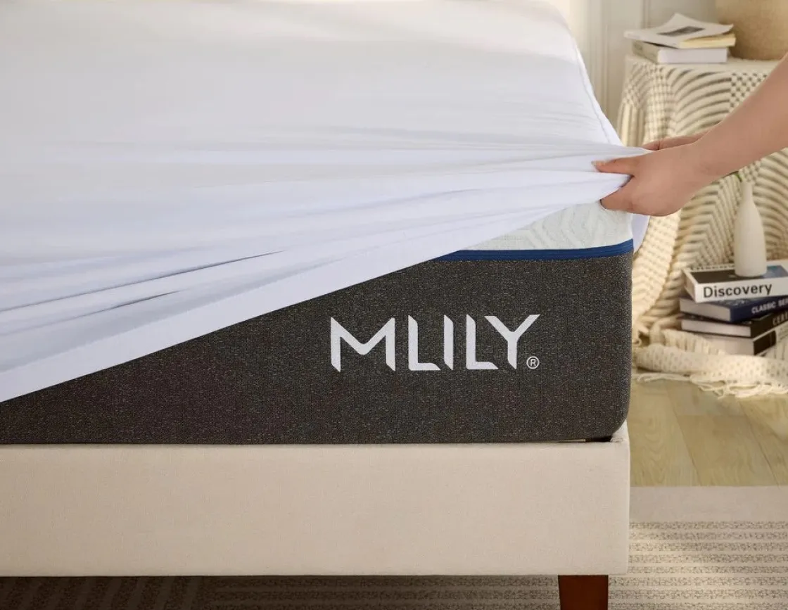 Mor Furniture Mlily 5-Sided Rayon Bamboo Mattress Protector, Twin