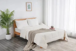 Mor Furniture Mlily Soft Wash Pillow In White, Queen
