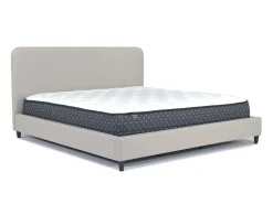 Mor Furniture Modern Upholstered Panel Bed In Sand, Twin