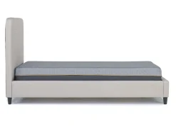 Mor Furniture Modern Upholstered Panel Bed In Sand, Twin