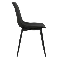 Mor Furniture Monte Side Chair In Black