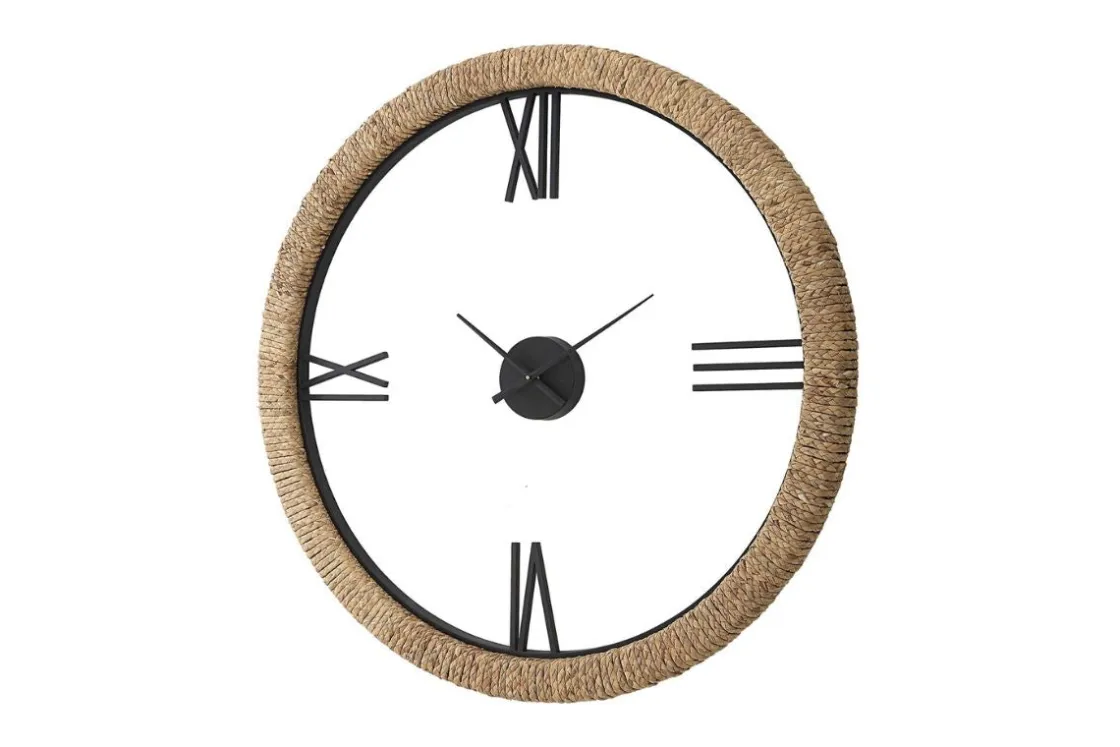 Mor Furniture Montecito Wall Clock In Brown
