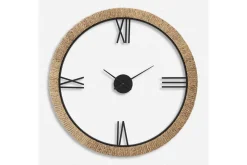 Mor Furniture Montecito Wall Clock In Brown