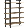 Mor Furniture Montia Bookcase In Brown/Gray