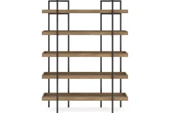 Mor Furniture Montia Bookcase In Brown/Gray
