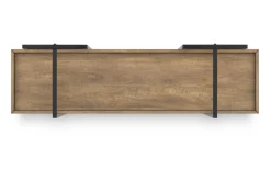 Mor Furniture Montia Bookcase In Brown/Gray