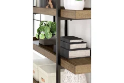 Mor Furniture Montia Bookcase In Brown/Gray