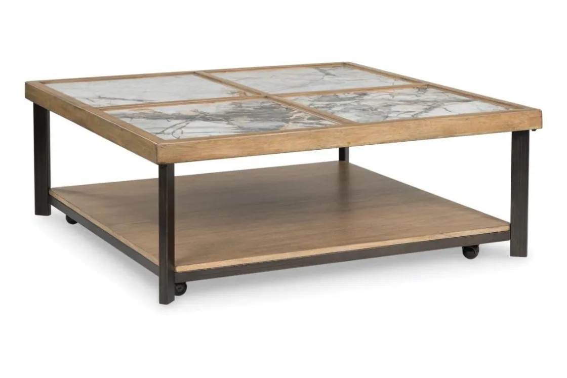 Mor Furniture Montia Coffee Table In Brown/Black/Gray