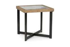 Mor Furniture Montia End Table In Brown/Black/Gray