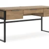 Mor Furniture Montia Office Desk In Brown/Gray