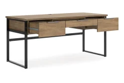 Mor Furniture Montia Office Desk In Brown/Gray
