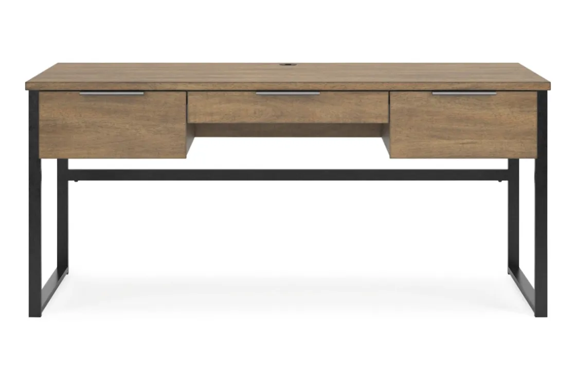 Mor Furniture Montia Office Desk In Brown/Gray
