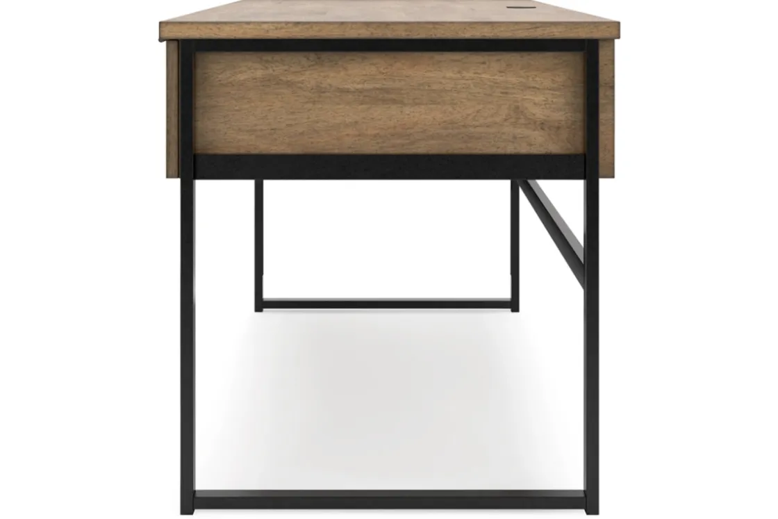 Mor Furniture Montia Office Desk In Brown/Gray