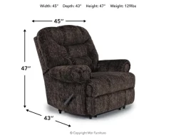 Mor Furniture Movie Man Recliner In Chocolate