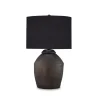 Mor Furniture Naareman Table Lamp In Metallic Black