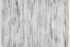Mor Furniture Nace Abstract Rug In Gray/Taupe/White, 5’ X 7’