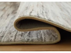 Mor Furniture Nace Abstract Rug In Gray/Taupe/White, 5’ X 7’
