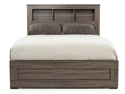 Mor Furniture Naialyn Bookcase Bed, Dresser, Mirror & Nightstand In , Full