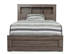 Mor Furniture Naialyn Bookcase Bed, Dresser, Mirror & Nightstand In , Full
