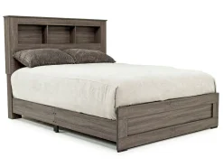 Mor Furniture Naialyn Bookcase Bed, Dresser, Mirror & Nightstand In , Full