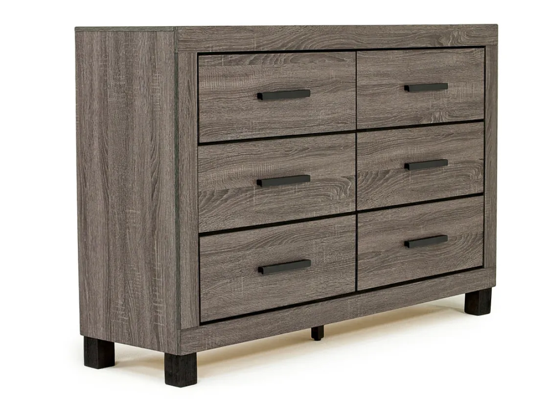 Mor Furniture Naialyn Panel Bed, Dresser, Mirror & Nightstand In , Full