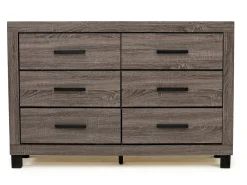 Mor Furniture Naialyn Panel Bed, Dresser, Mirror & Nightstand In , Full