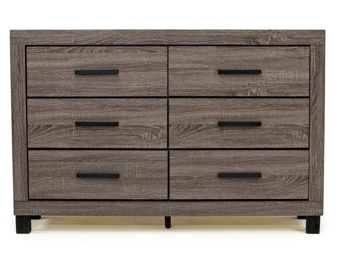 Mor Furniture Naialyn Panel Bed, Dresser, Mirror & Nightstand In , Full