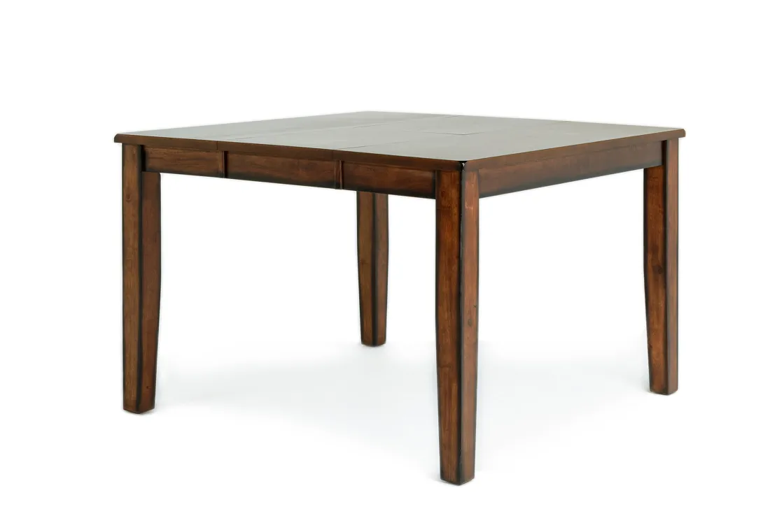 Mor Furniture Napa Counter Height Extendable Dining Table & 4 Stools In Brown