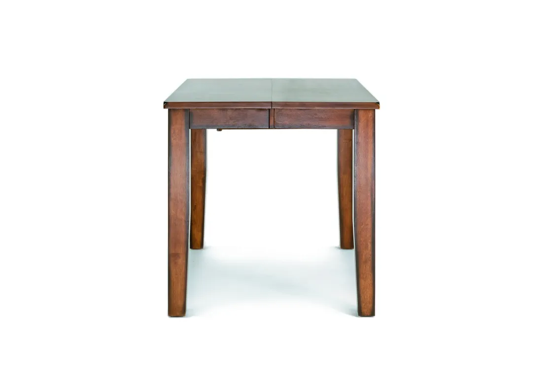 Mor Furniture Napa Counter Height Extendable Dining Table & 4 Stools In Brown