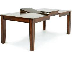 Mor Furniture Napa Extendable Dining Table & 6 Chairs In Brown