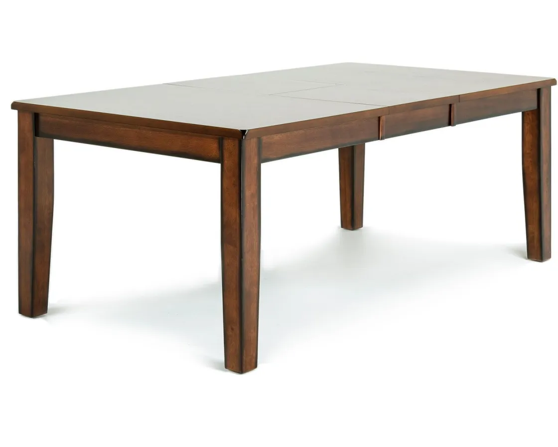 Mor Furniture Napa Extendable Dining Table & 4 Chairs In Brown