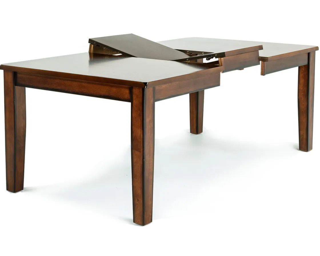 Mor Furniture Napa Extendable Dining Table & 4 Chairs In Brown
